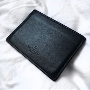 Valentino Garavani Rockstud Leather Cardholder